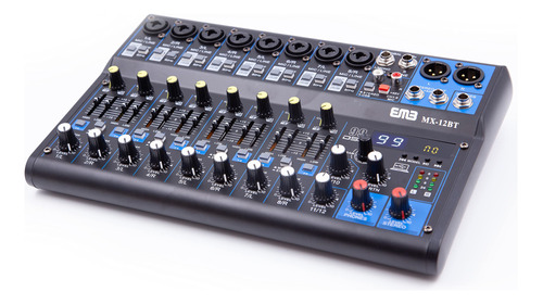 Emb Mx12bt 99 Dsp Mezclador De Audio De 12 Canales Consola D