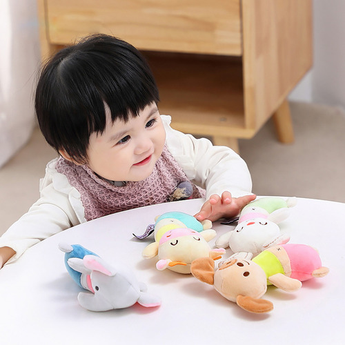 Sonajero De Mano Para Bebés, Bonito Peluche De Peluche Con D