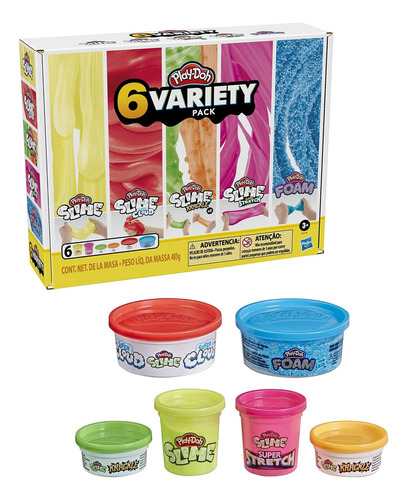 Kit De Slime Play-doh Variedad De Esquinas Compuestas,  Ksl