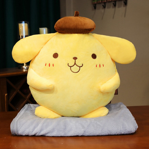 Mz Peluche Pompompurin 40 Cm Excelente Bordado Nuevo Woow