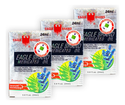 Eagle Brand Aceite Medicamentado Aromtico, Eucalipto Lavanda