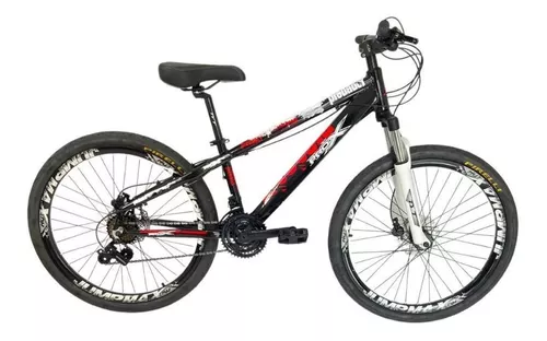 BICICLETA MOUNTAIN BIKE ARO 26 UNISSEX - VERMELHA