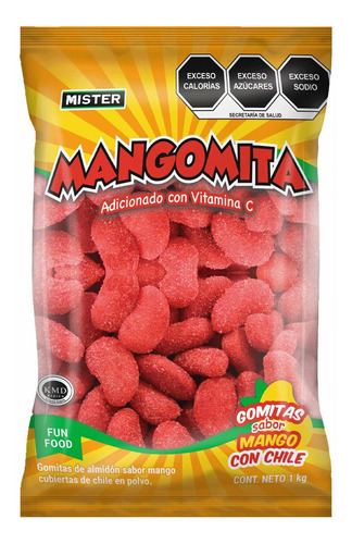 Mangomita Gomitas Sabor Mango Enchiladas 1kg