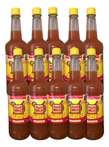 Jarabe Michelada Mango 6 L Fruti Mich Cerveza Coctelería