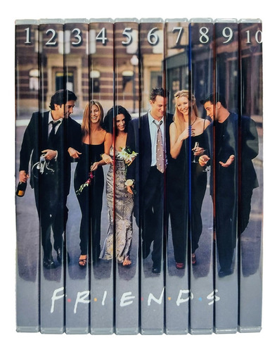 Friends Amigos Serie Completa Temporada 1-10 Latino Dvd