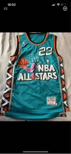 Musculosa Camiseta Jordan Nba Original All Star 1996 Mvp