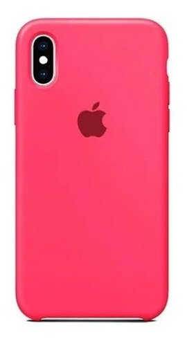 Imagem 1 de 1 de Capa Capinha Case Silicone iPhone X/ Xs + 1 Película