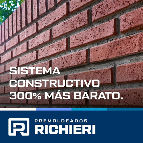 Cerco Premoldeado Símil Ladrillo | Muro Perimetral En 24 Hs