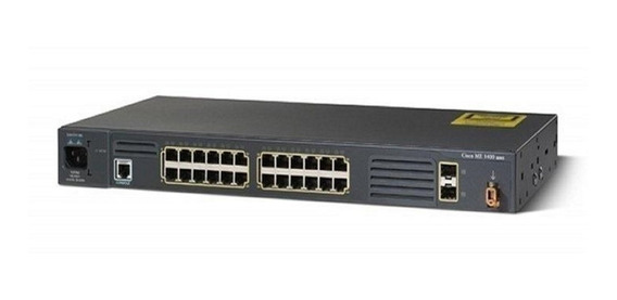 Conmutador de acceso Ethernet 3400 24x 10/100 MBit 2x SFP Cisco ME-3400-24TS-A 