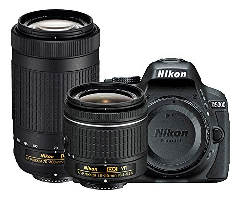 Nikon D5300 Digital Slr Camera Kit De Doble Lente