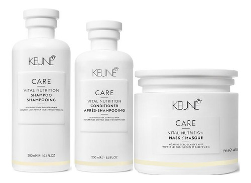 Keune Care Vital Nutrition Sh 300ml Cond 250ml Másc 200ml