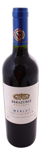 Pack De 2 Vino Tinto Errazuriz Reserva Merlot 750 Ml