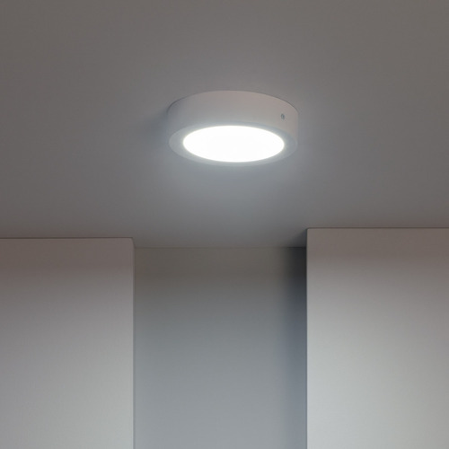 Imagen 4 de 8 de Panel Led Sobreponer 12w Con Difusor 100% Aluminio.