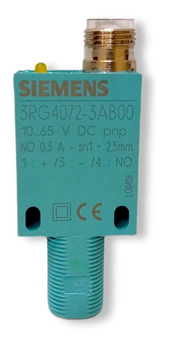 Sensor Induc. 3h Siemens 10-65vdc Pnp 2,5mm 3rg4072-3ab00 No