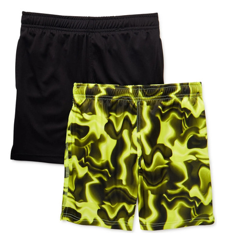 Pack De 2 Short De Lycra Athletic Works Para Niño Talla Xl