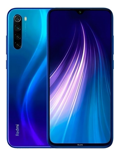 Xiaomi Redmi Note 8 Dual SIM 64 GB neptune blue 4 GB RAM - Excelente (Recondicionado)