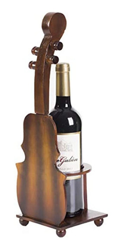 Botellero Diseño Vintage Con Forma De Violín