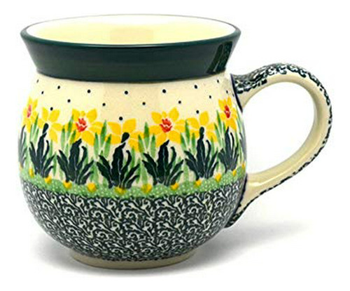 Taza De Cerámica - 15 Oz. Burbuja - Narciso