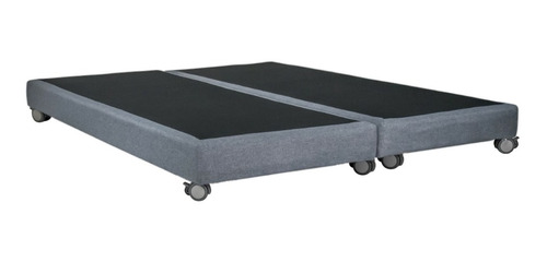 Base De Cama Dividida Queen - Con Ruedas