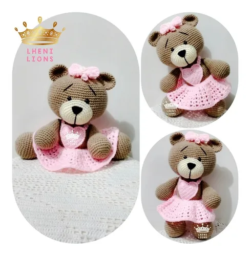 Ositas de peluche outlet con vestido