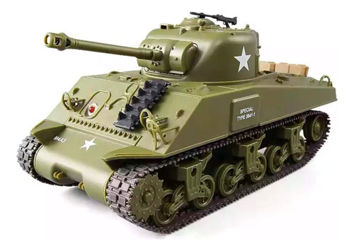 Tanque De Juguete Rc Poco Divo, M4a3 Sherman, Con Sonido [u]