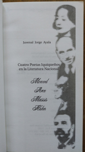 Cuatro Poetas Iquiqueños En La Lit Nac - Juvenal Ayala (ded) (Usado)
