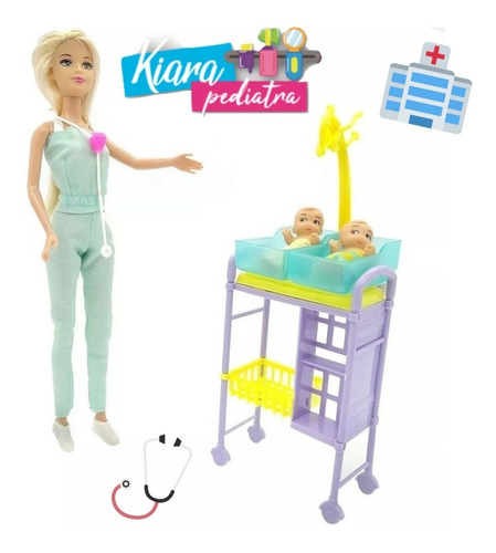 Muñeca Poppi Doll Kiara Pediatra