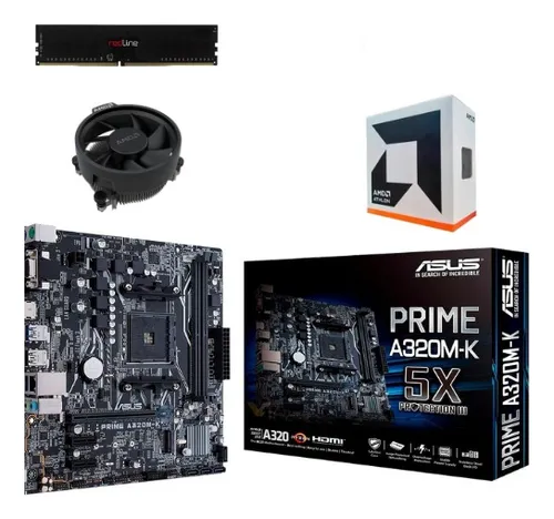 comprar Combo Gamers Amd Athlon 3000g+ 8gb Ddr4 3200ghz+ A320m