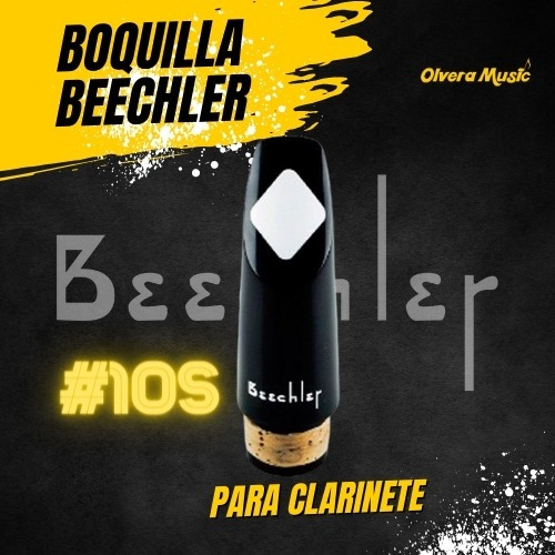 Beechler Modelo Diamante Blanco Boquilla Para Clarinete