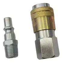 Comprar Acople Rápido Completo 1\u002F4 Para Neumáticas Y Compresores