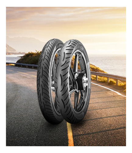 Imagen 3 de 8 de Cubierta Metzeler 90/90-18 Roadtec Street De Cb Titan 125