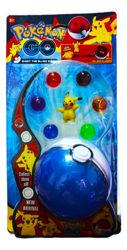 Pokebolas Pokemon Pikachu Juguete En Blister 