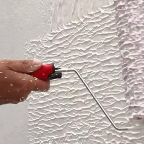 Imagem 3 de 3 de Rolo Para Textura Cabelo De Anjo 10cm Com Suporte - Atlas