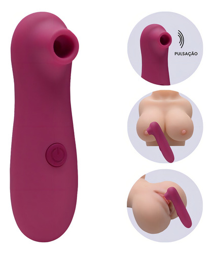 Estimulador de clitotitis con 7 modos de pulsación Pure Desire Color Purple