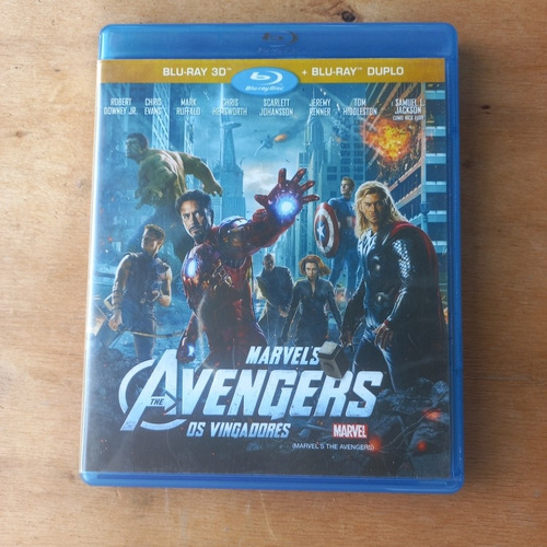 Blu Ray Os Vingadores  Avengers Narvels 