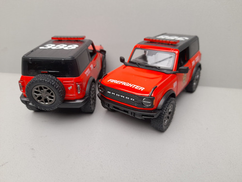 Patrulla De Policía Ford Bronco,  Escala 1:34, Metál, 12cms.