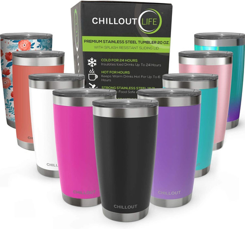 Vaso Térmico Chillout Life Para Cafe, Acero Inoxidable