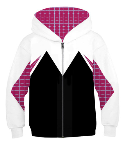 Sudaderas Con Capucha Para Niños, Estilo 3d, Con Cremallera,
