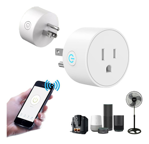 Enchufe Inteligente Yifan 20a, Wi-fi Compatible Con Alexa Go