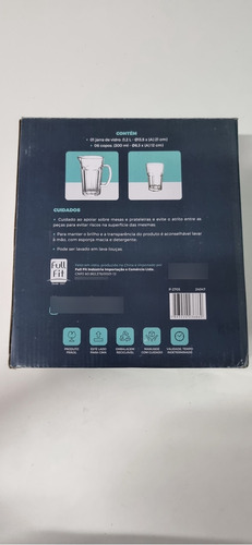 Conjunto Jogo Jarra E Copos Para Refresco Água 7 Peças Vidro