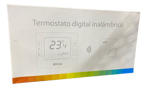 Termostato Ambiente Inalambrico Programable Digital Peisa