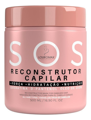 Louromax Máscara Sos 500ml