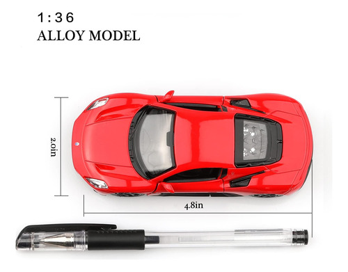 Tokaxi Scale Maserati Mc20 Diecast Model Car,vehículos Extra