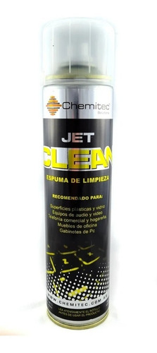 Imagen 3 de 5 de Espuma De Limpieza Foam Equipos Pc Muebles 440ml Chemitec