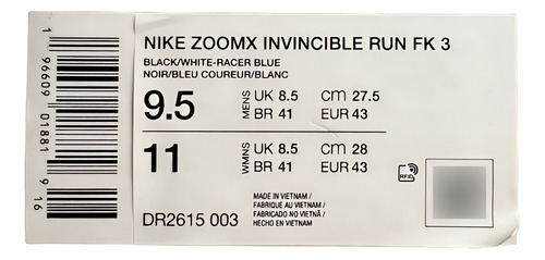 Tênis Nike Zoomx Invincible Run Masculino Adulto - 41