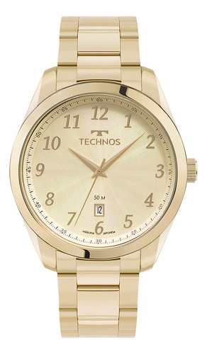 Relógio Technos Masculino Steel Dourado - 2315lan/1d