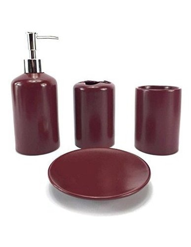 Wpm World Products Mart Juego De 4 Piezas Para Baño