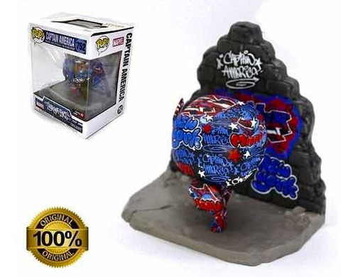 Funko Pop 752 Capitan America Street Art Collection Exclusiv