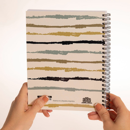 Imagen 4 de 6 de Cuaderno Con Versículo Rayas Neutro