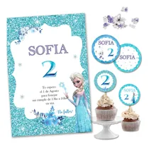 Comprar Kit Imprimible Frozen Editable Candy Bar Cumpleaños